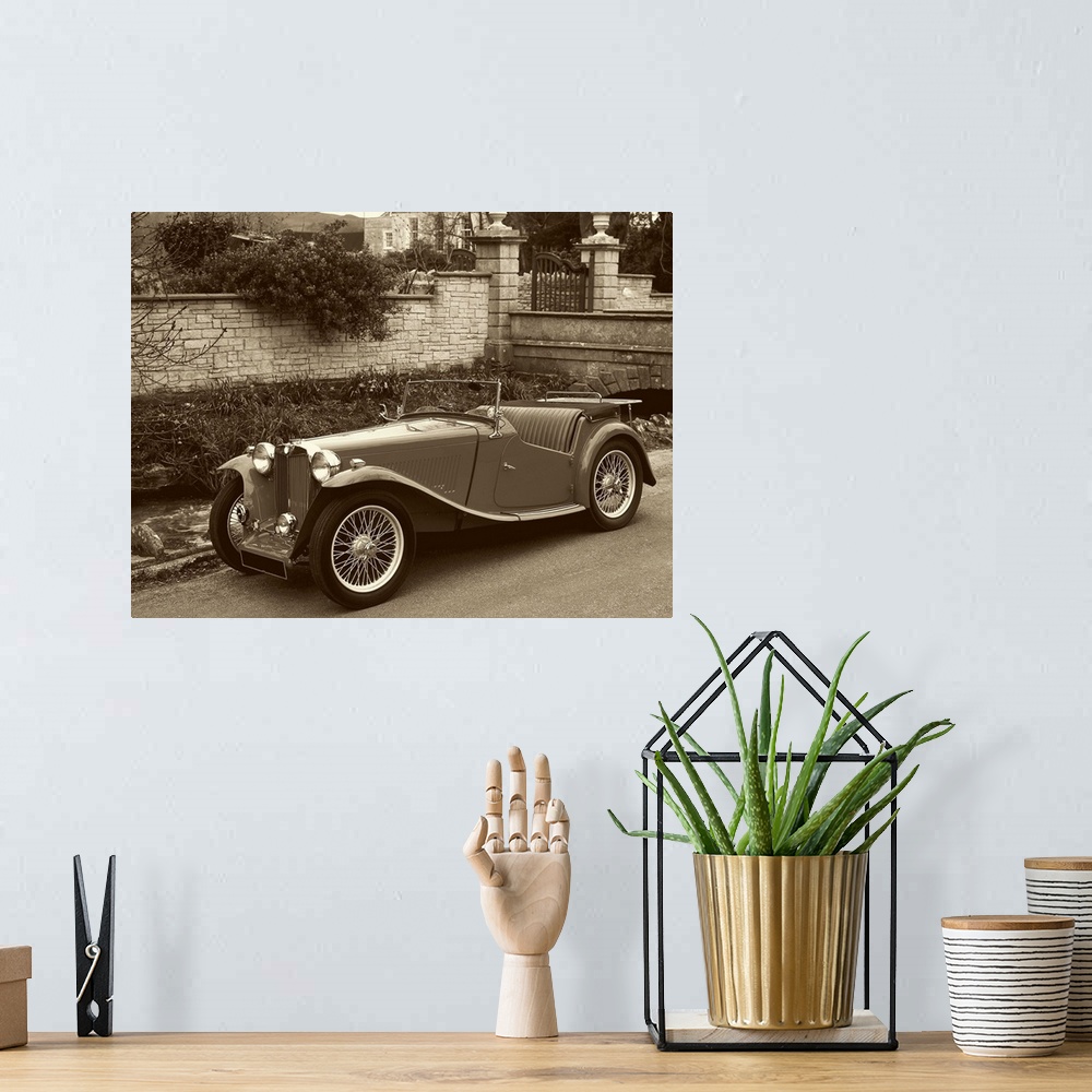 A bohemian room featuring Vintage Cars II