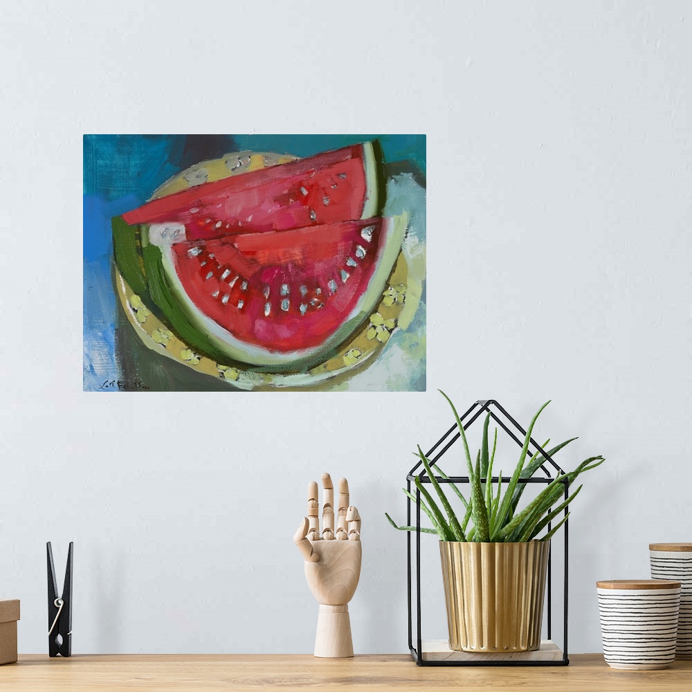 A bohemian room featuring Watermelon V