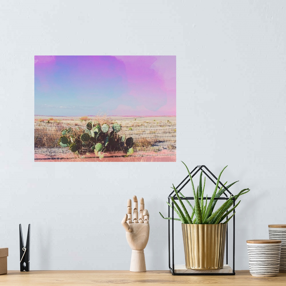 A bohemian room featuring West Texas Scapes I