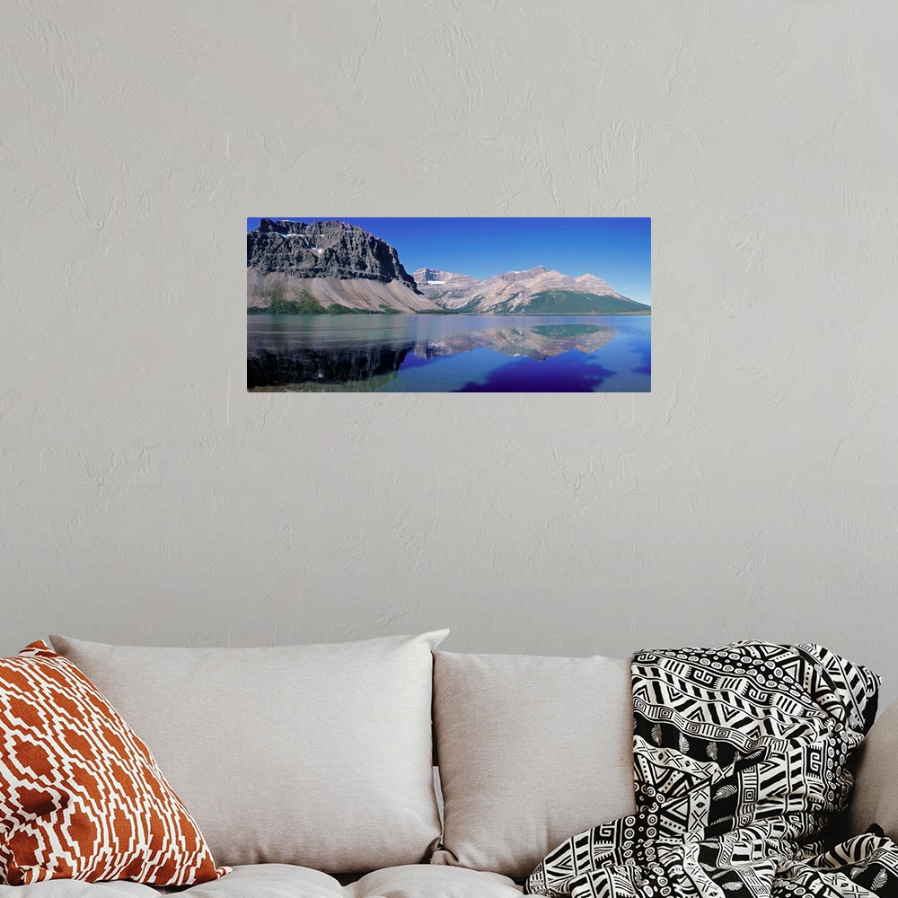 A bohemian room featuring Canada, Alberta, Rocky Mountains, Banff National Park, Bow Lake