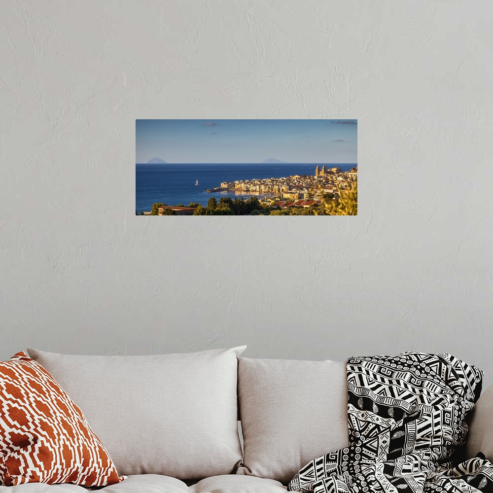 A bohemian room featuring Italy, Sicily, Palermo district, Cefalu