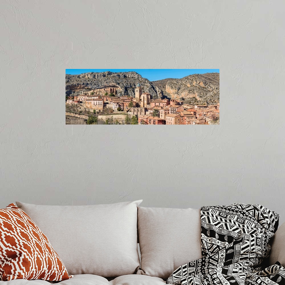 A bohemian room featuring Albarracin, Teruel, Aragon, Spain