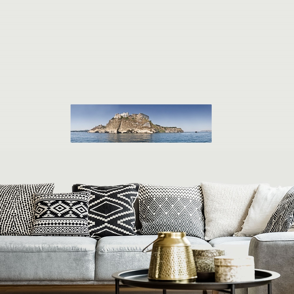 A bohemian room featuring Castle on an island Castello Aragonese Ischia Island Procida Campania Italy