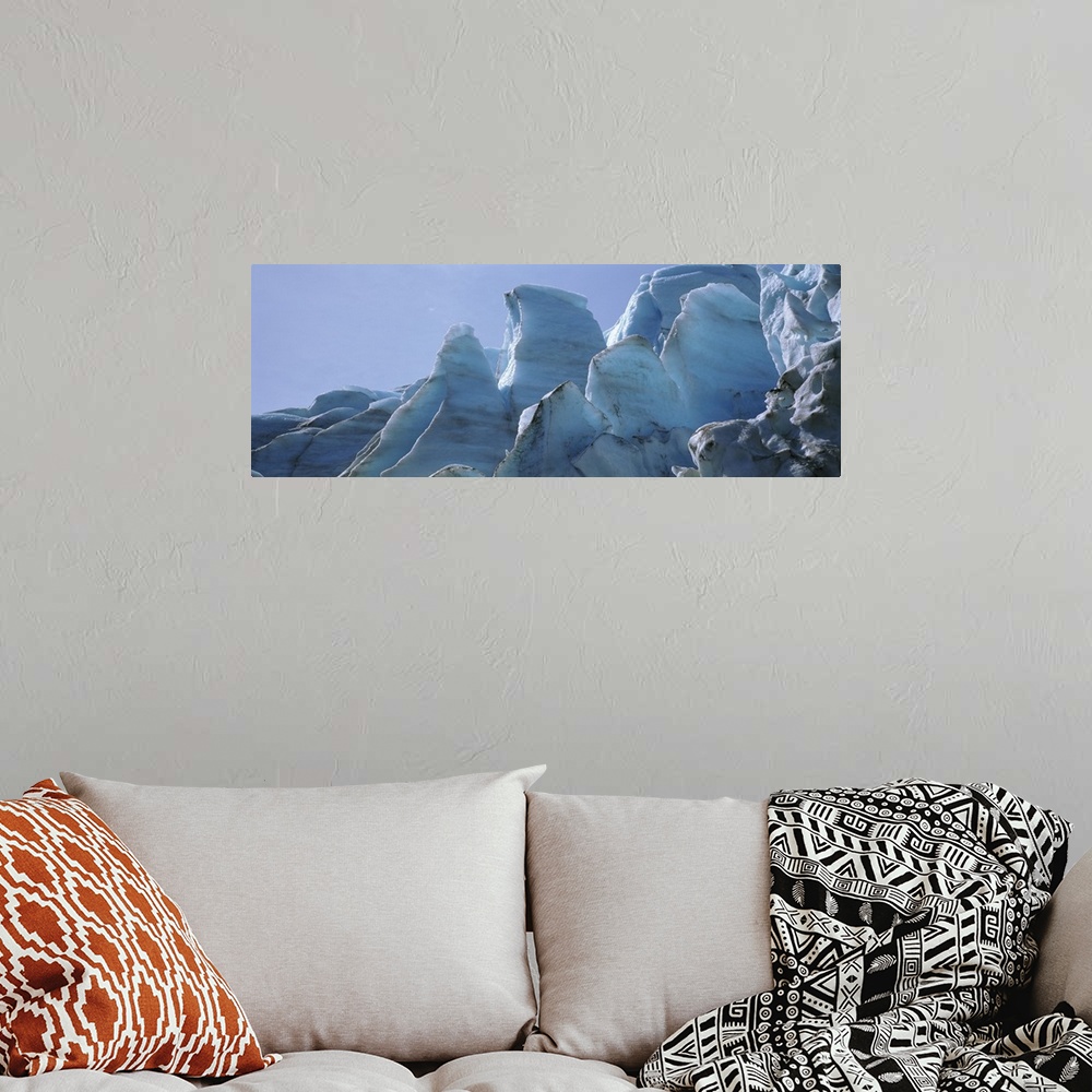 A bohemian room featuring Glacier on a polar landscape, Exit Glacier, Seward, Alaska