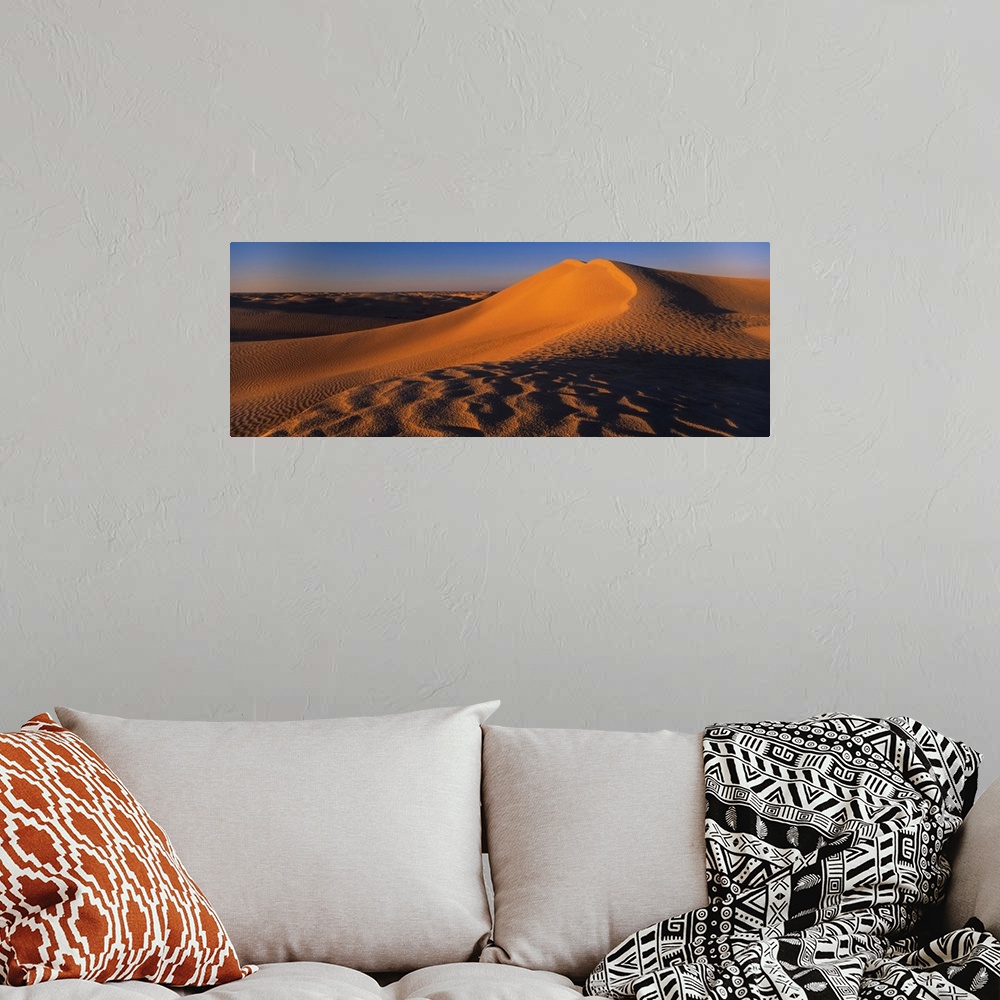 A bohemian room featuring Crest of a sand dune, Douz area, Tunisia