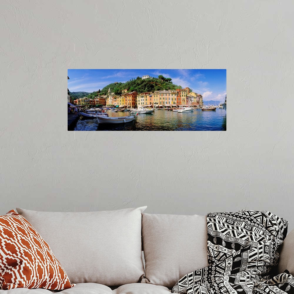 A bohemian room featuring Italy, Liguria, Portofino, The harbor