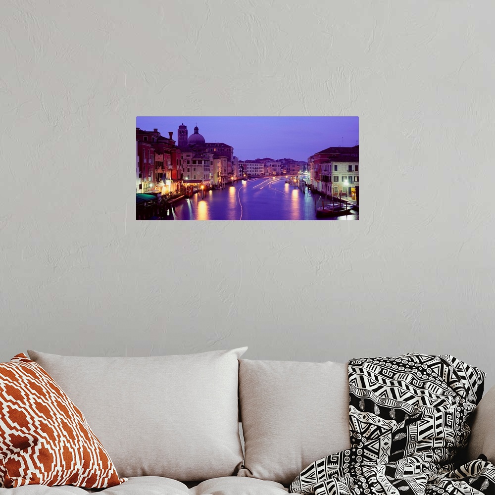 A bohemian room featuring Italy, Veneto, Venice, View towards Canal Grande from Ponte degli Scalzi
