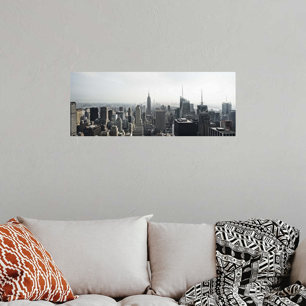 A bohemian room featuring View of New York City with the Empire State Building