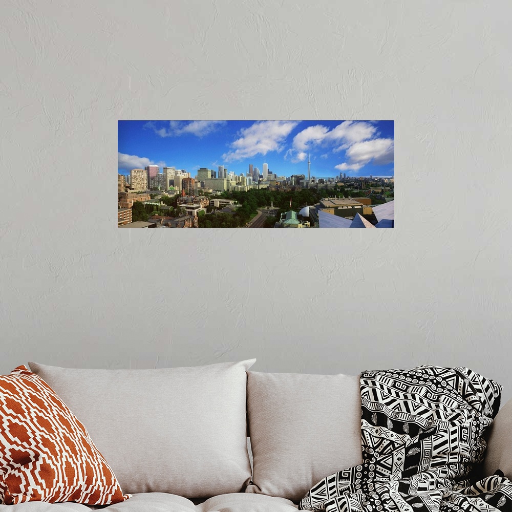 A bohemian room featuring Toronto Skyline A