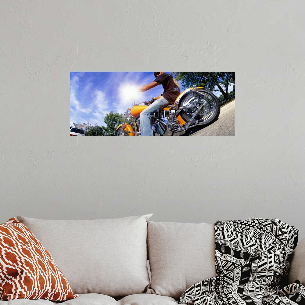 A bohemian room featuring Motorcycle Rider Milwaukee WI