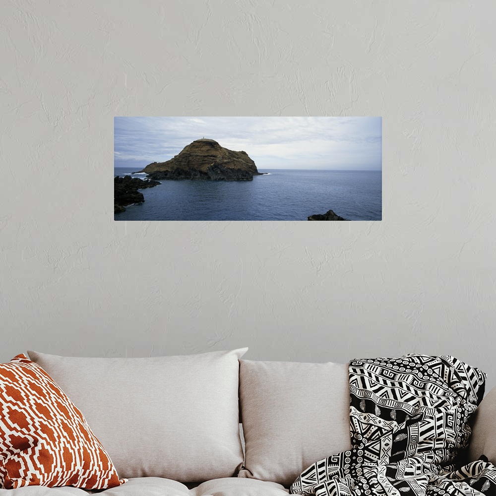 A bohemian room featuring Rock formations in the sea, Porto Moniz, Madeira, Portugal