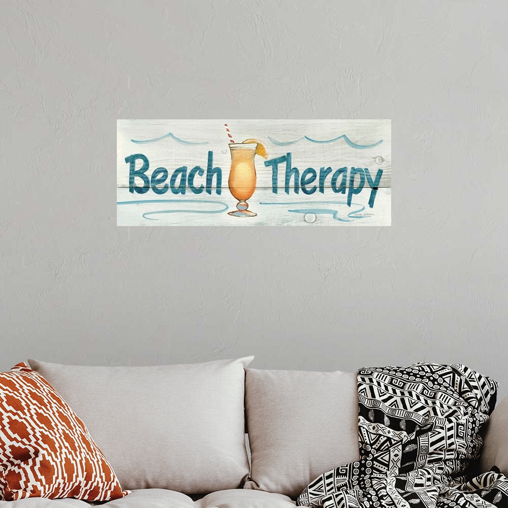 A bohemian room featuring Beach Therapy