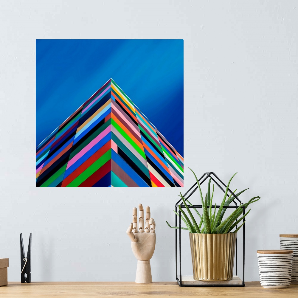 A bohemian room featuring Color Pyramid