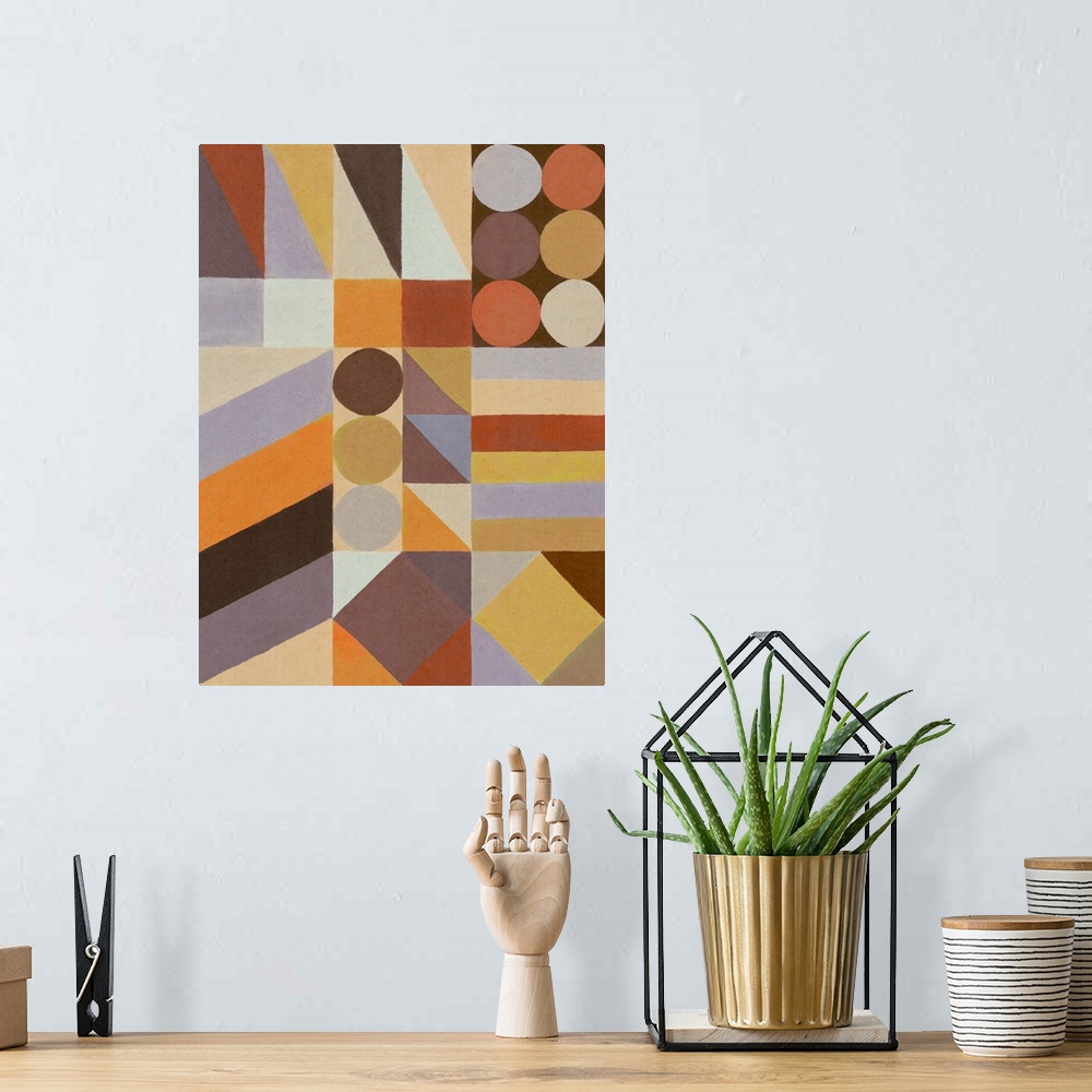 A bohemian room featuring Geometric Shapes a Colors #1