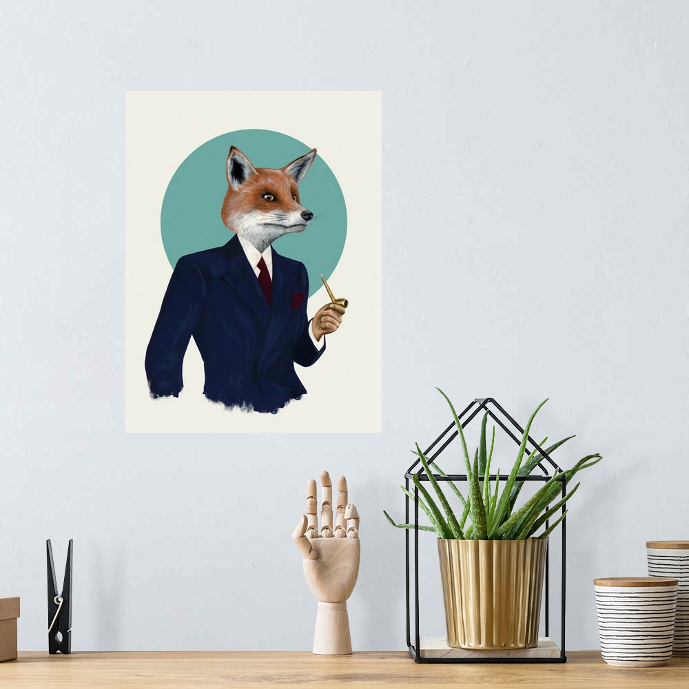 A bohemian room featuring Mr. Fox