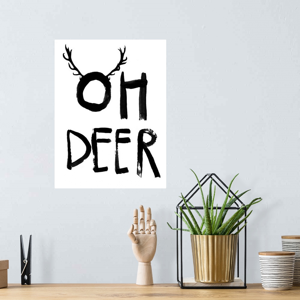 A bohemian room featuring Oh Deer