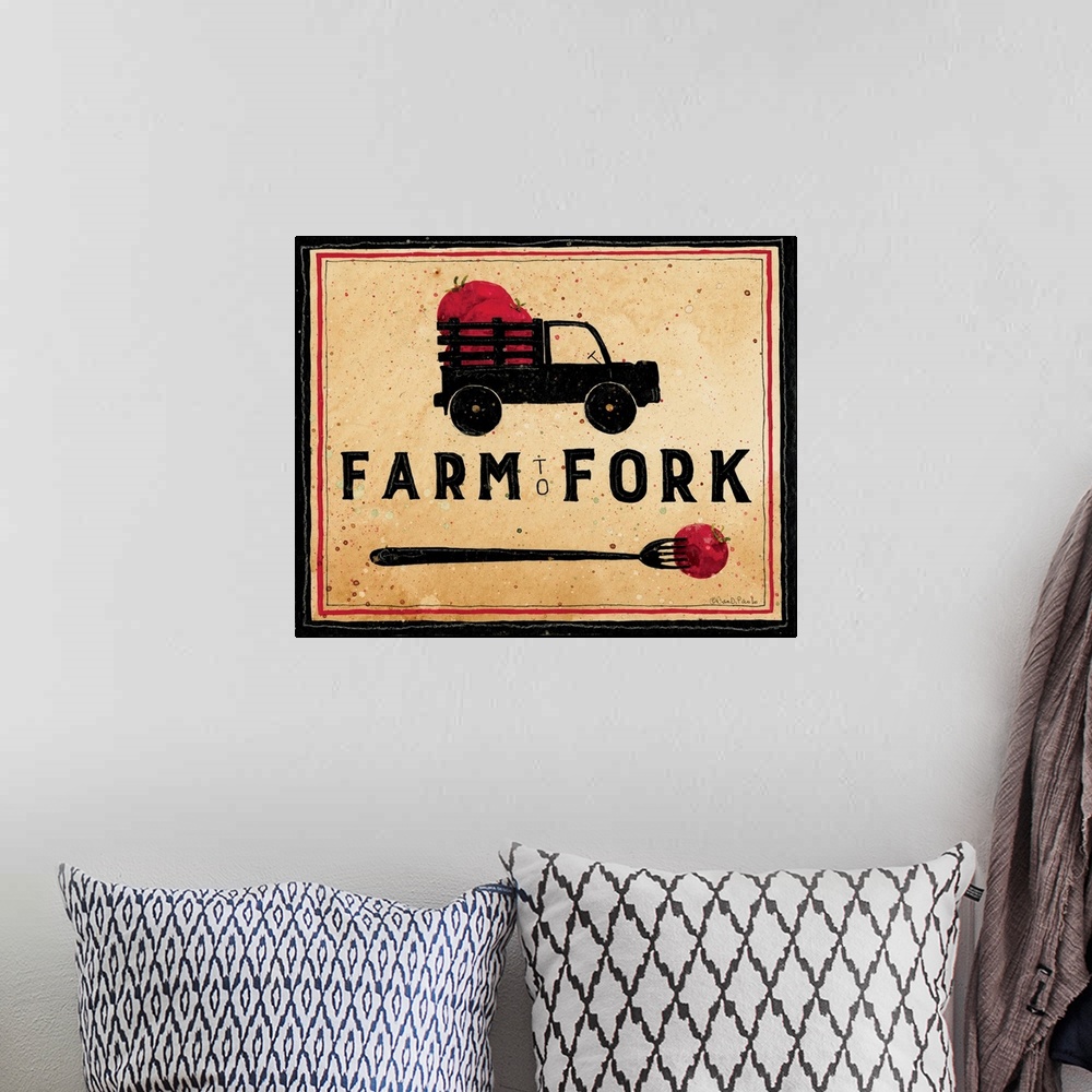 A bohemian room featuring Farm To Fork
