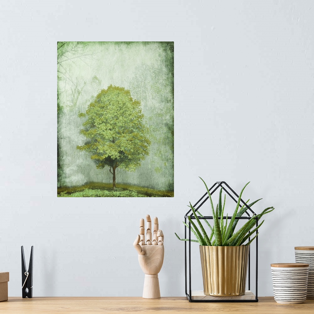 A bohemian room featuring Green Tree