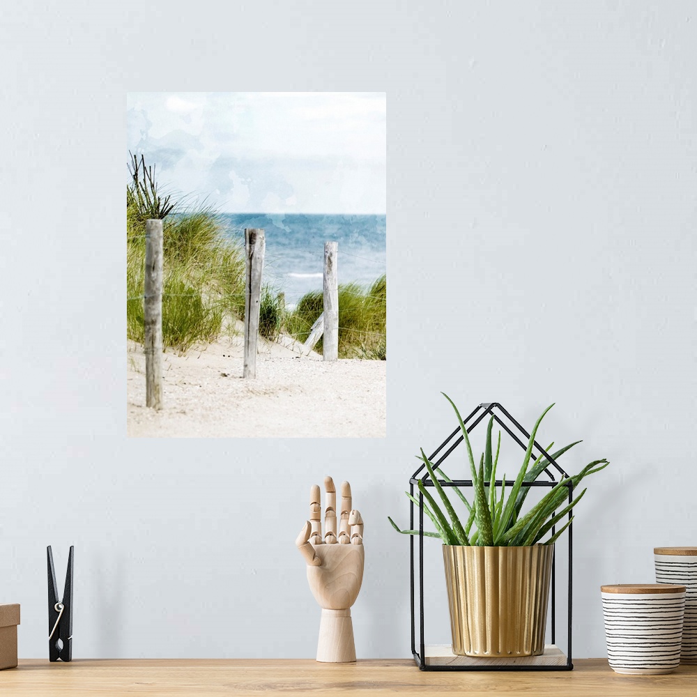A bohemian room featuring Pathway To The Beach
