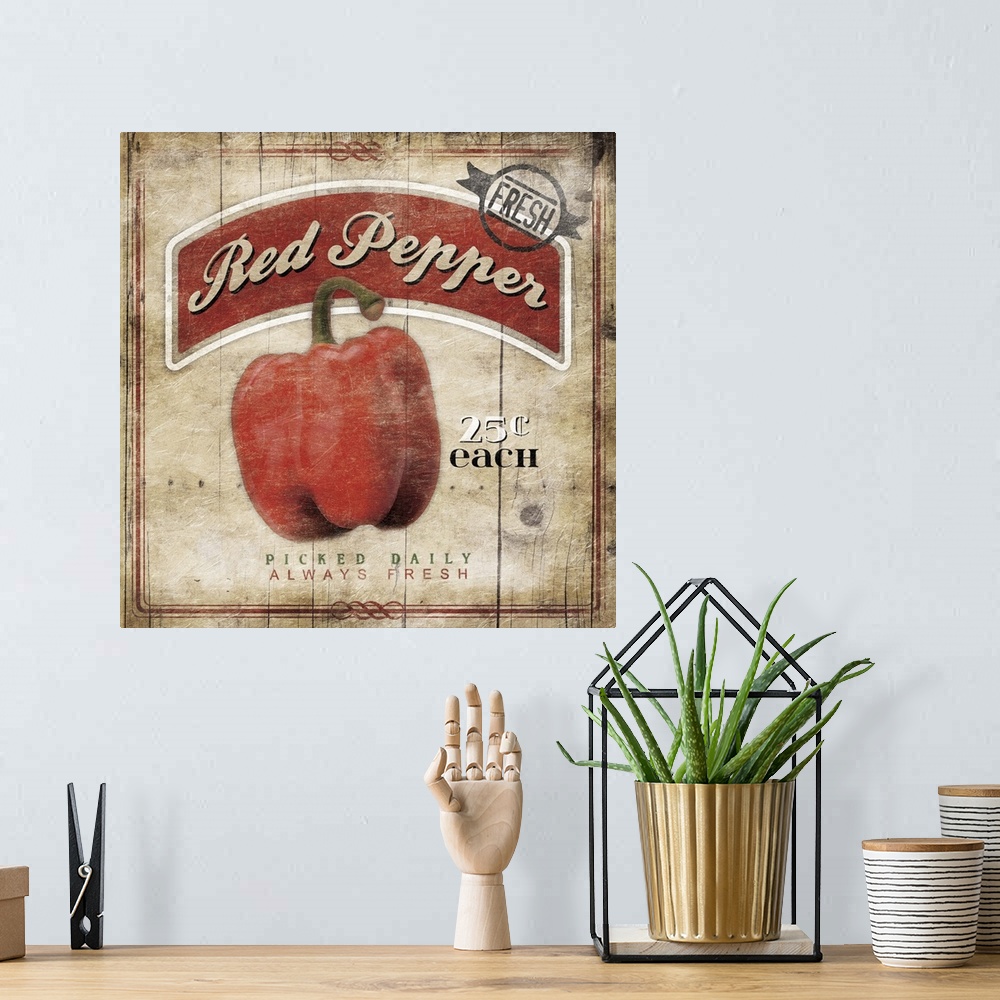 A bohemian room featuring Red Pepper