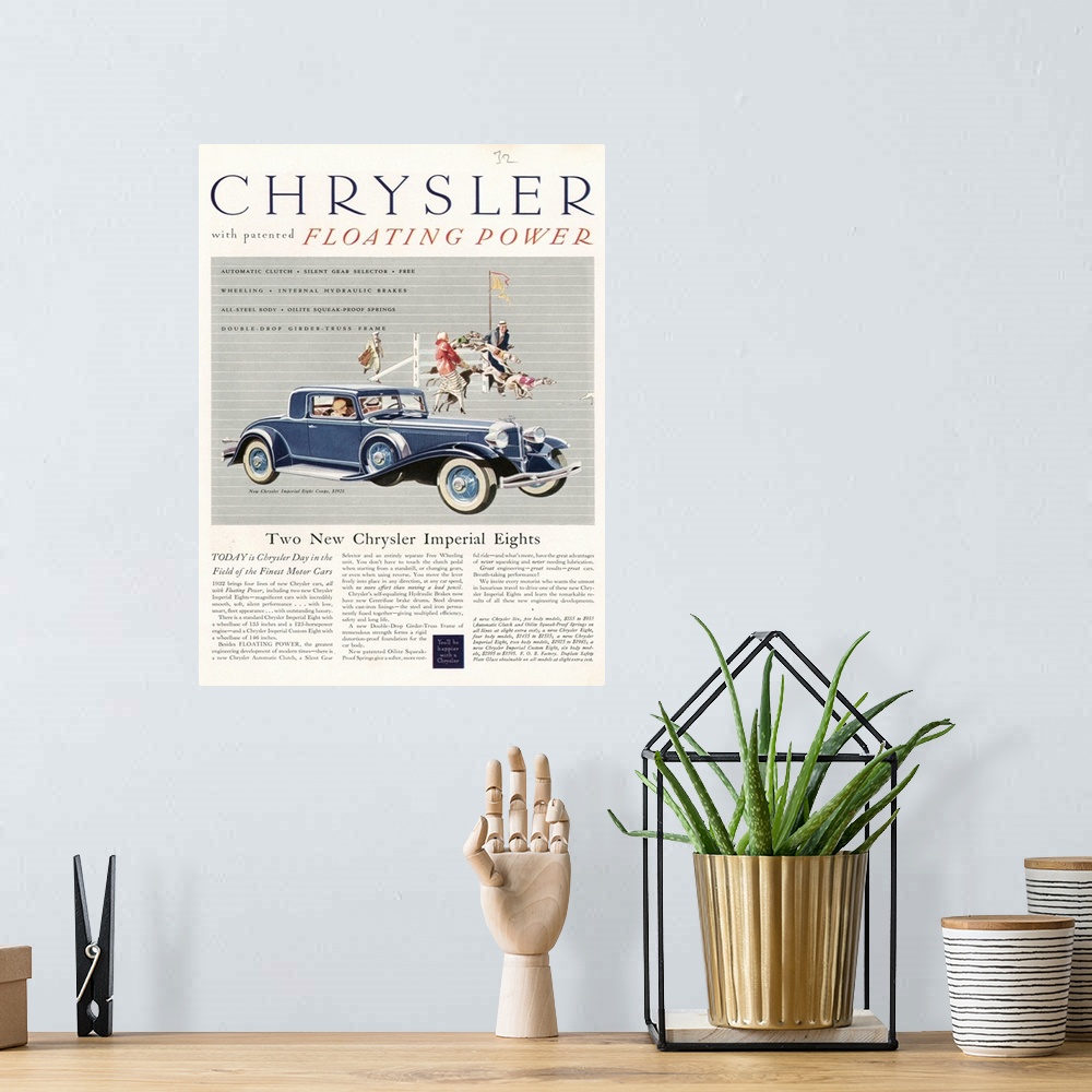 A bohemian room featuring Chrysler.1932.1930s.USA.cc cars greyhounds racing dogs...