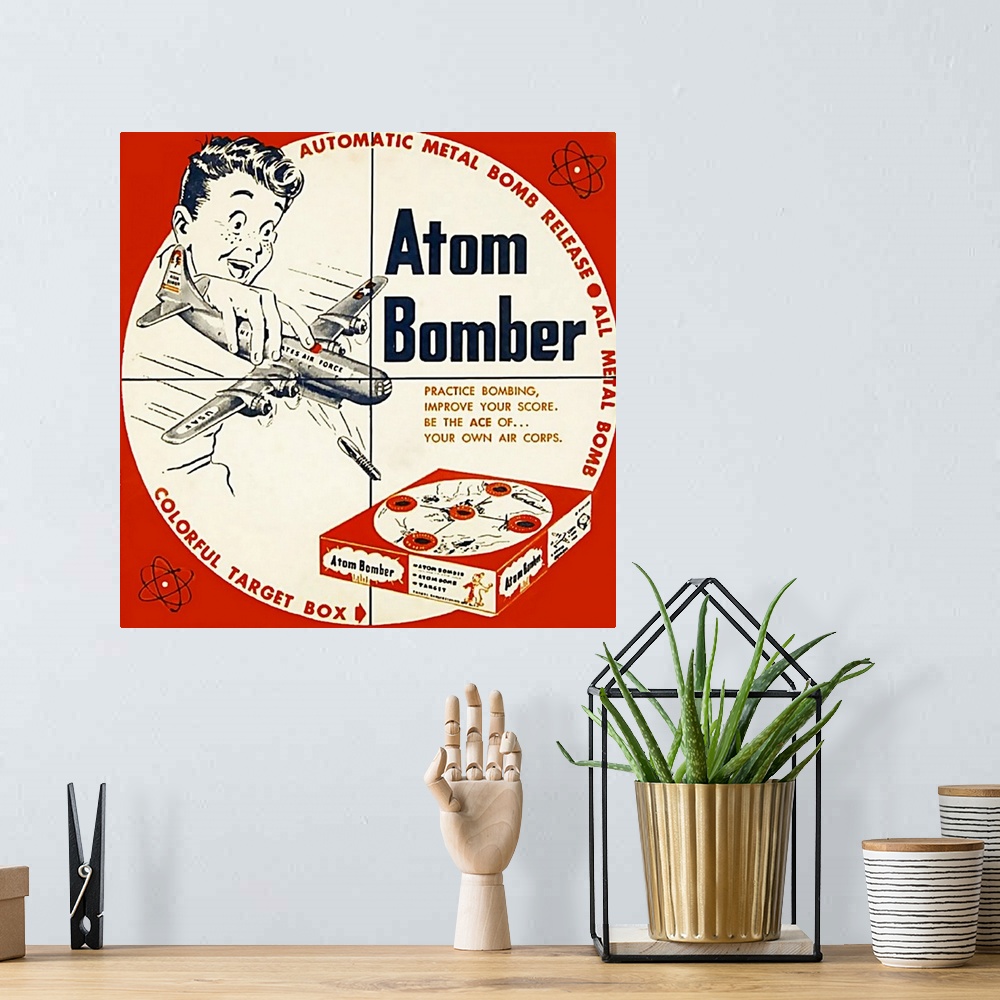 A bohemian room featuring USA Atom Bomber Packaging