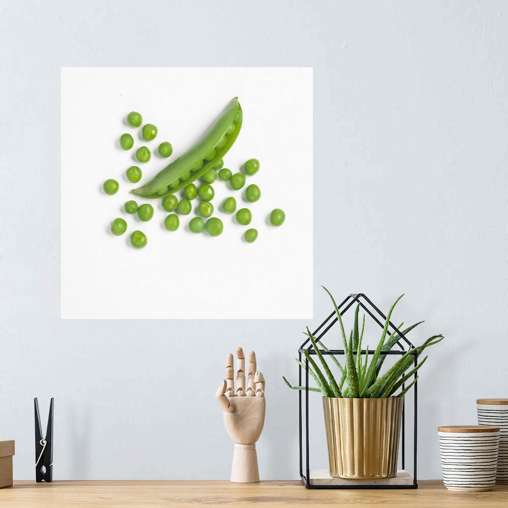 A bohemian room featuring Fresh Green Peas From The Pod