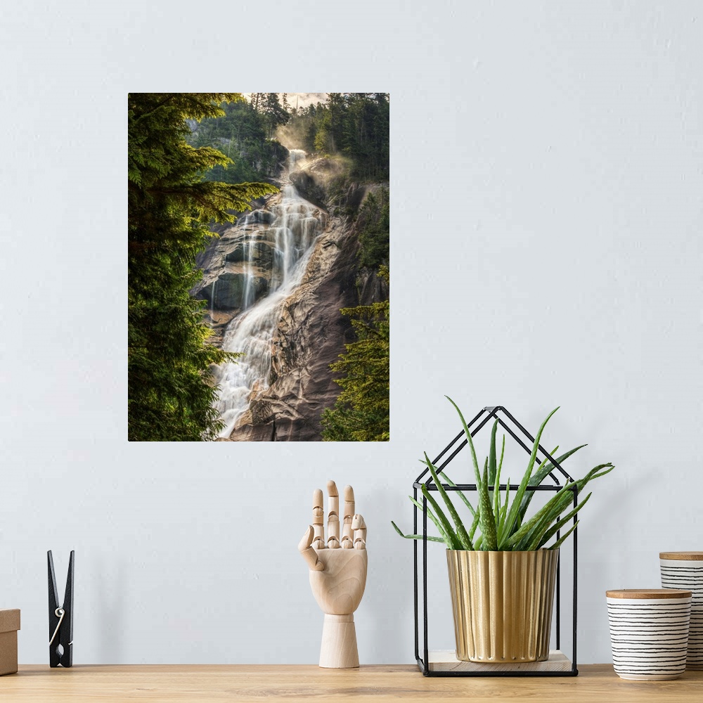 A bohemian room featuring Scenic Of Shannon Falls, British Columbia, Canada