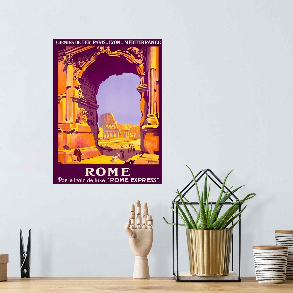 A bohemian room featuring Roger Broders (1883 - 1953)  French poster designer Roger Broders, is widely acclaimed for his co...