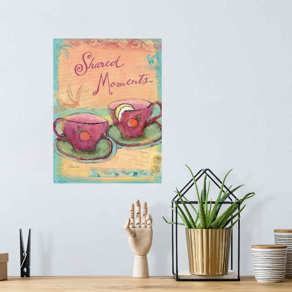 A bohemian room featuring Shared Moments Inspirational Print