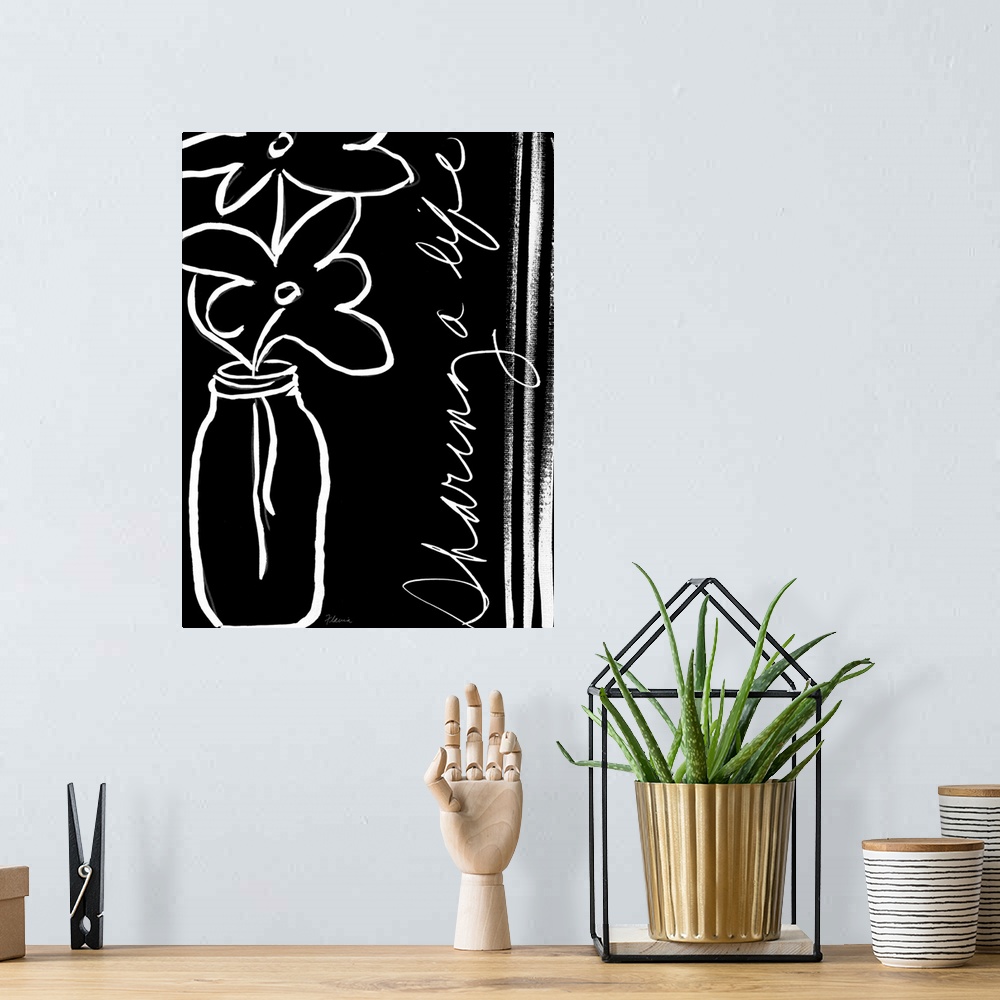 A bohemian room featuring Sharing life Print