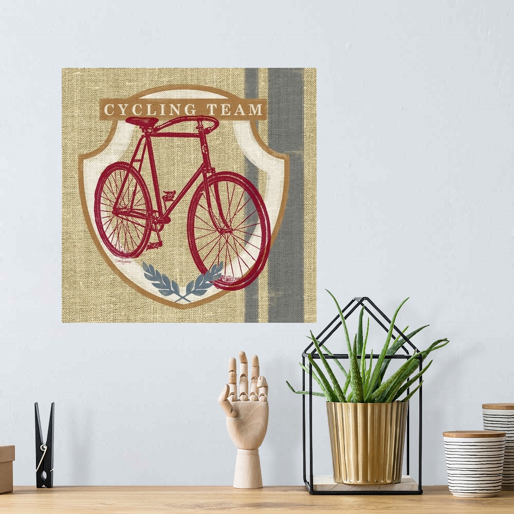 A bohemian room featuring Cycling Team