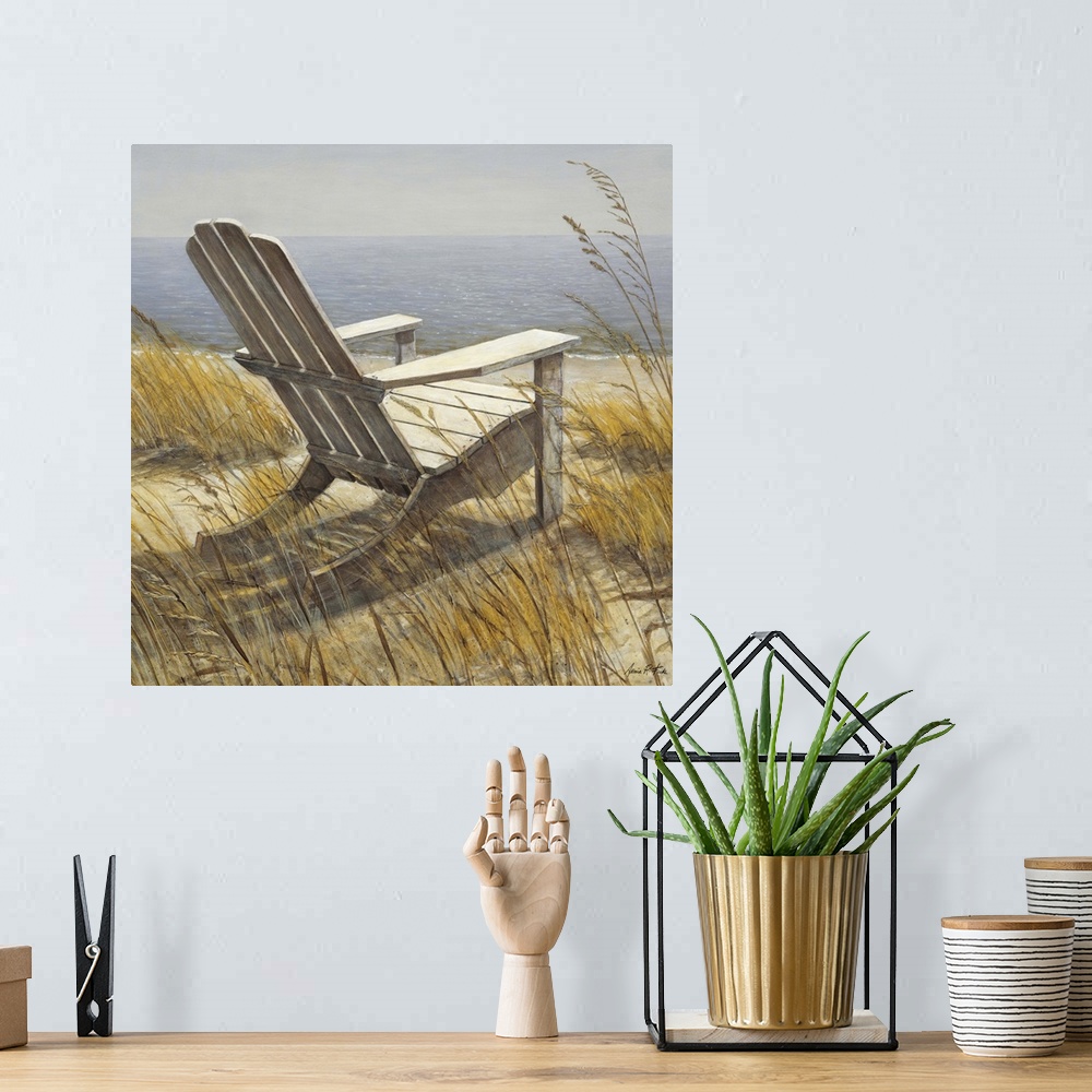 A bohemian room featuring Shoreline Chair