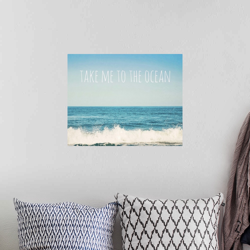 A bohemian room featuring Take Me To The Ocean