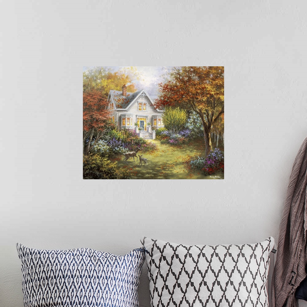 A bohemian room featuring Autumn Overtures