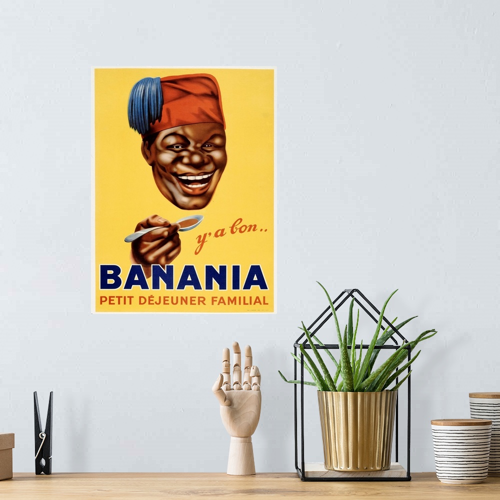 A bohemian room featuring Banania Chocolate Drink