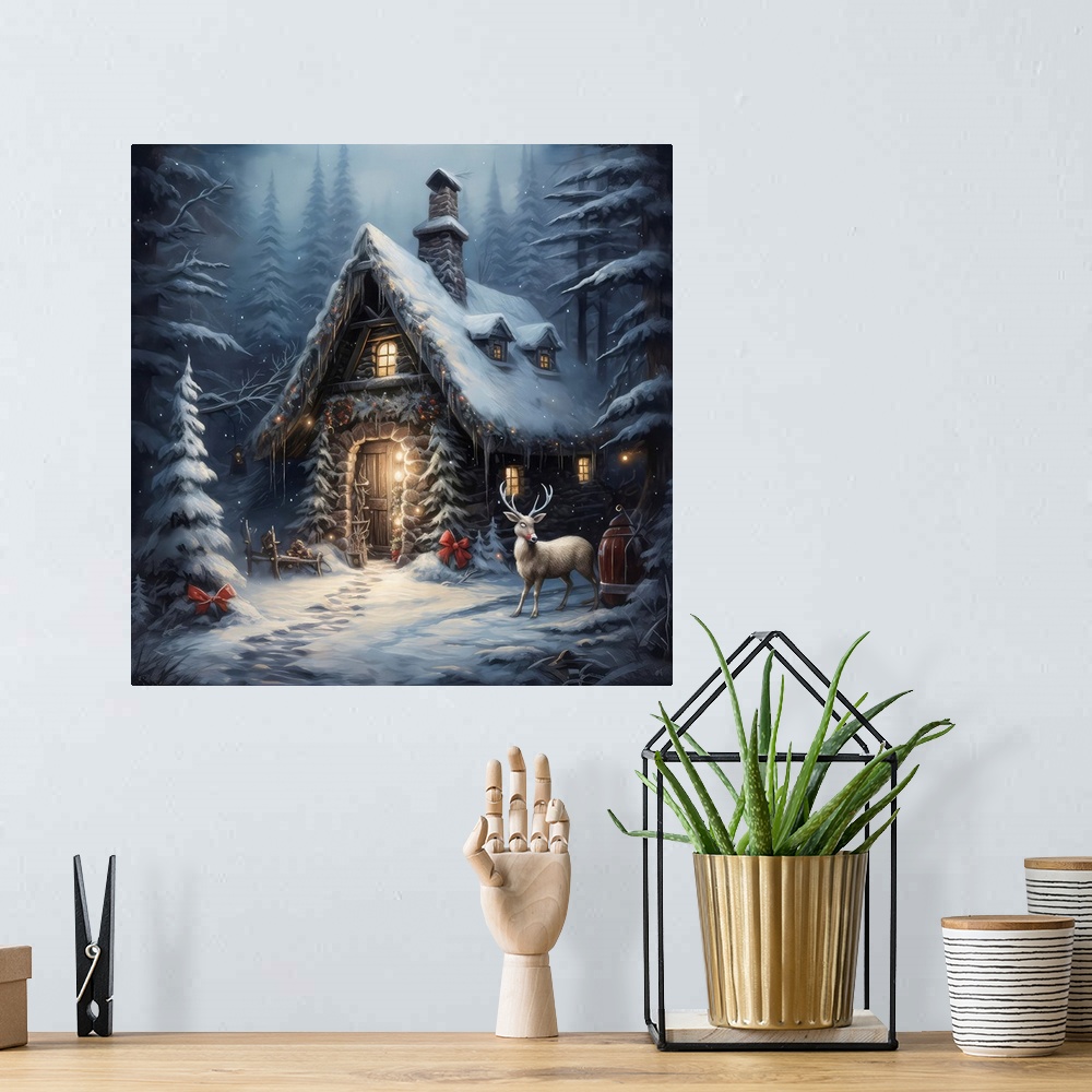 A bohemian room featuring Dream Christmas