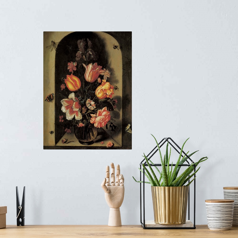 A bohemian room featuring Flowers Three