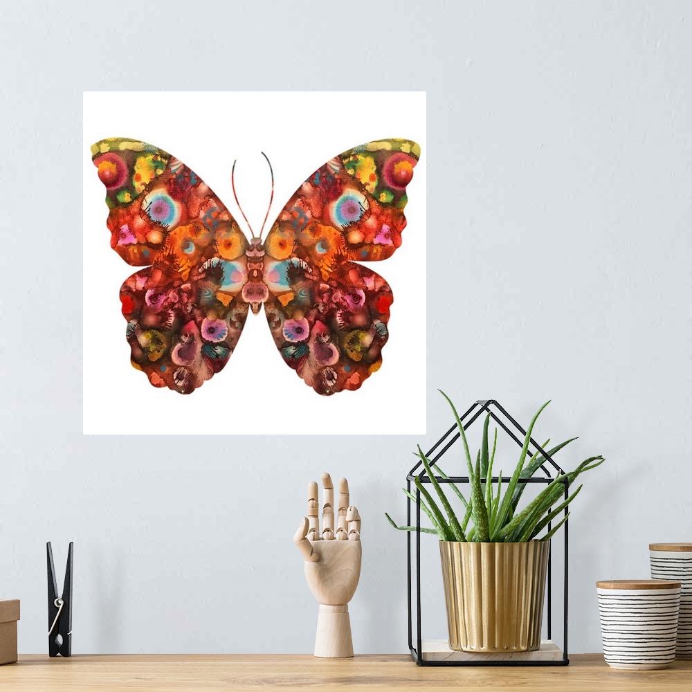A bohemian room featuring Kamasi Butterfly