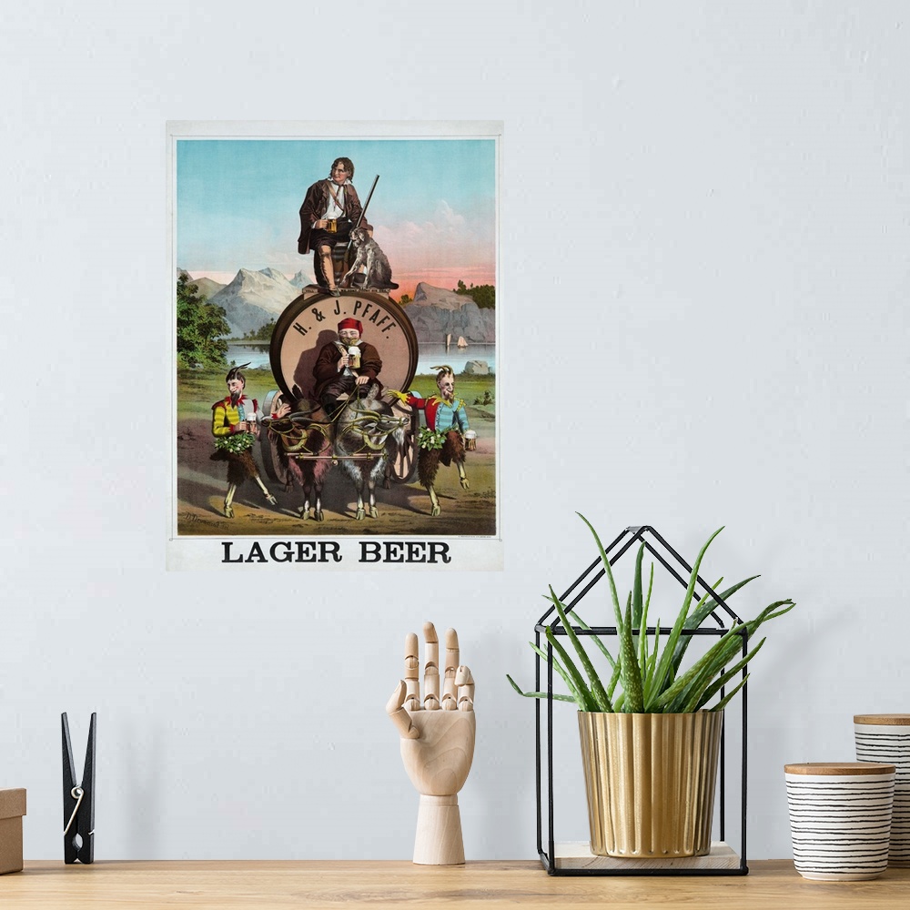 A bohemian room featuring Lager Beer
