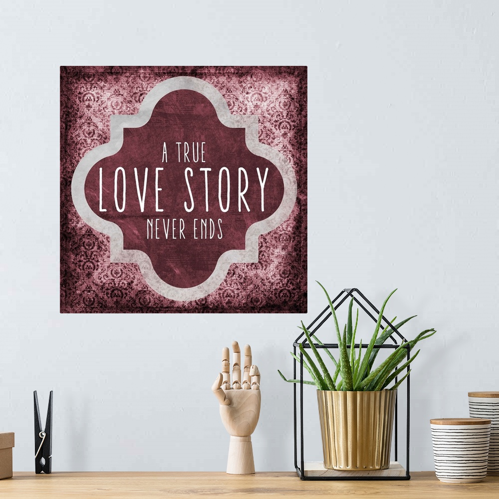A bohemian room featuring Love Story