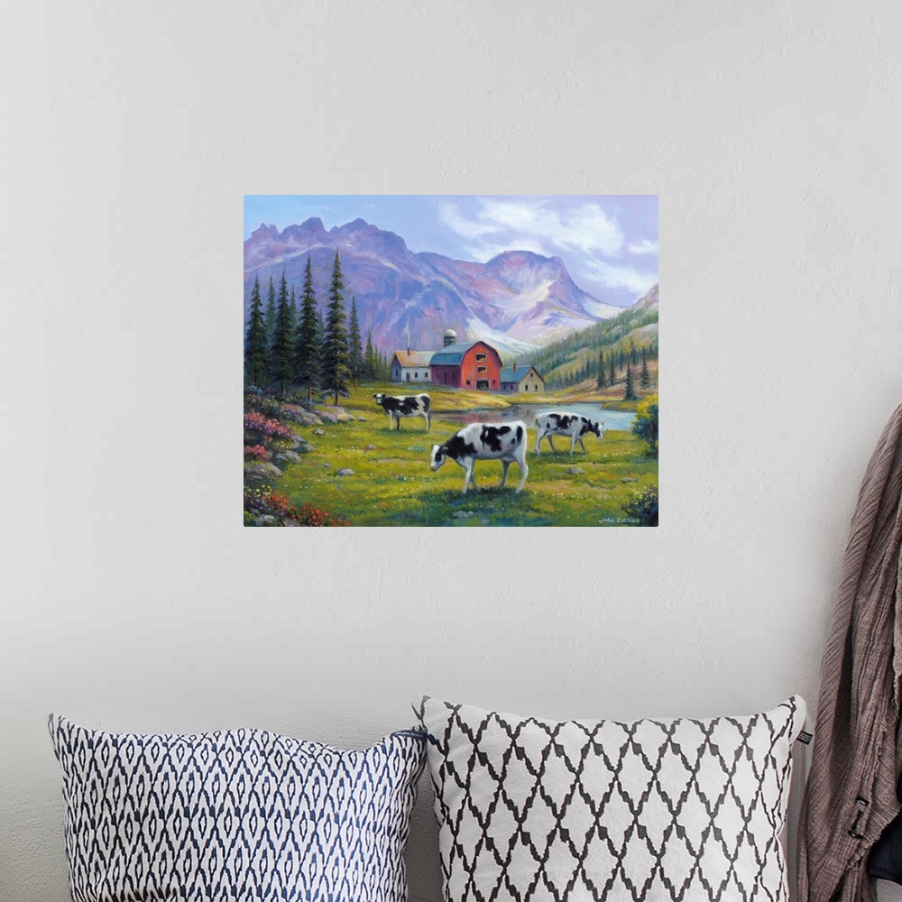 A bohemian room featuring Peaceful Pasture