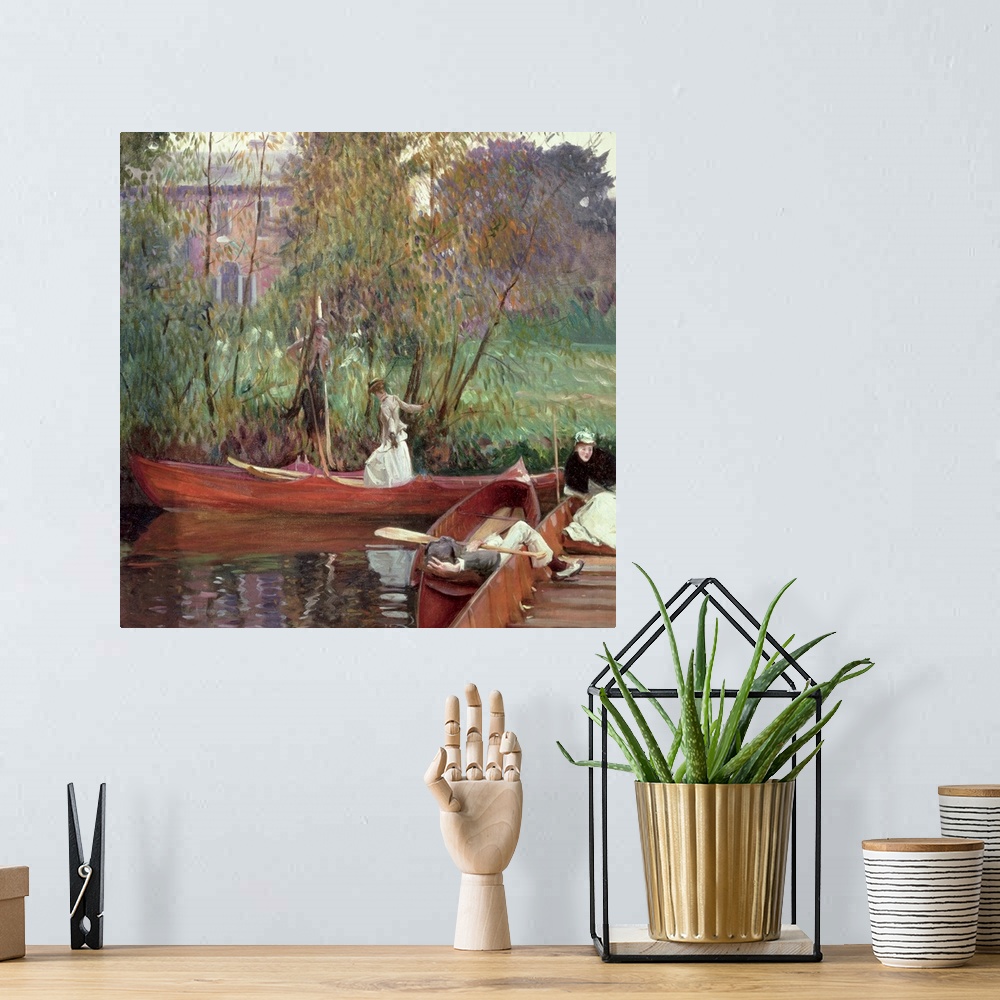 A bohemian room featuring A boating party