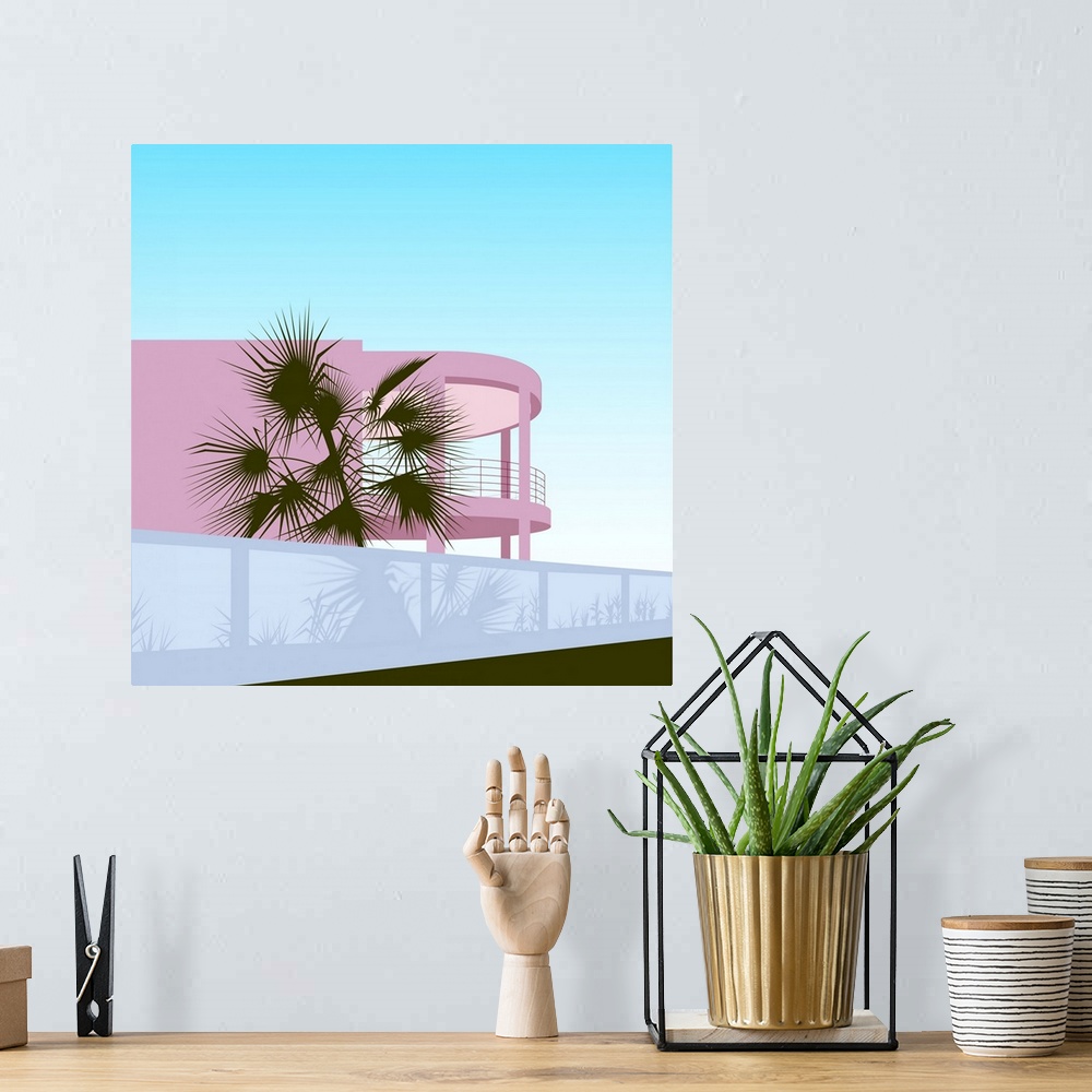 A bohemian room featuring Art Deco Beach House