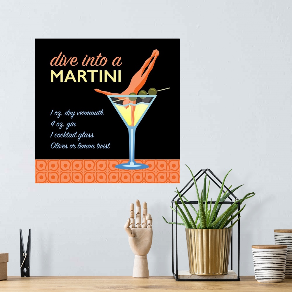 A bohemian room featuring Classic Martini