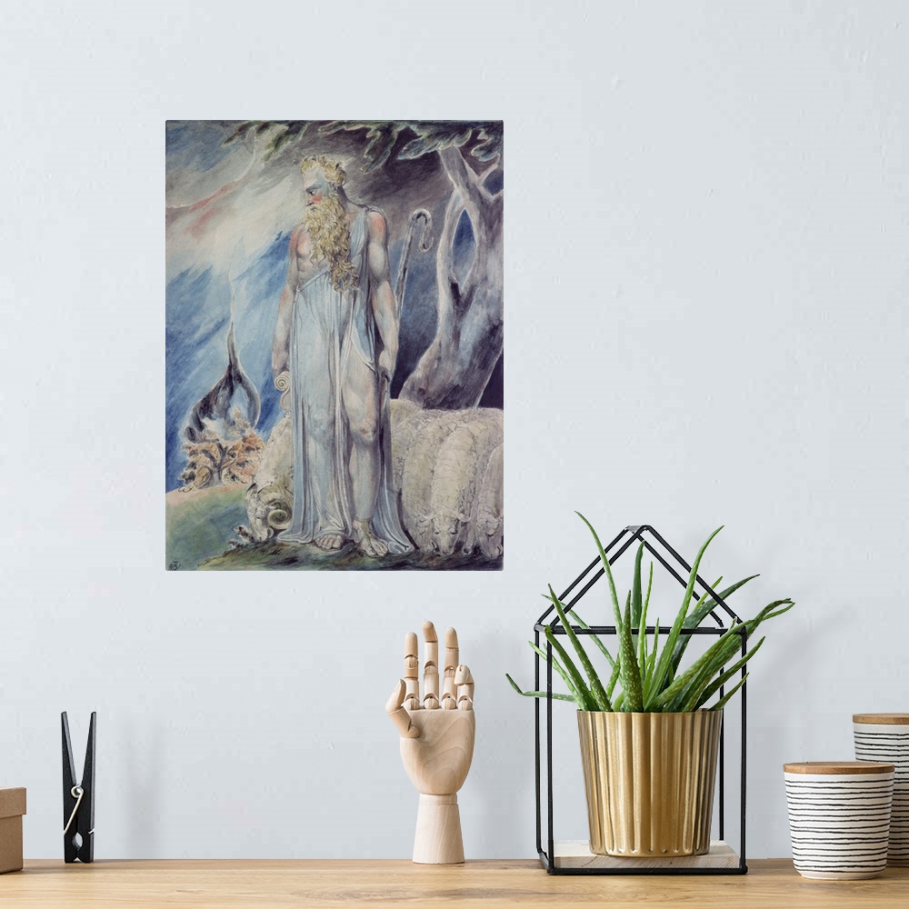 A bohemian room featuring Moses and the Burning Bush
