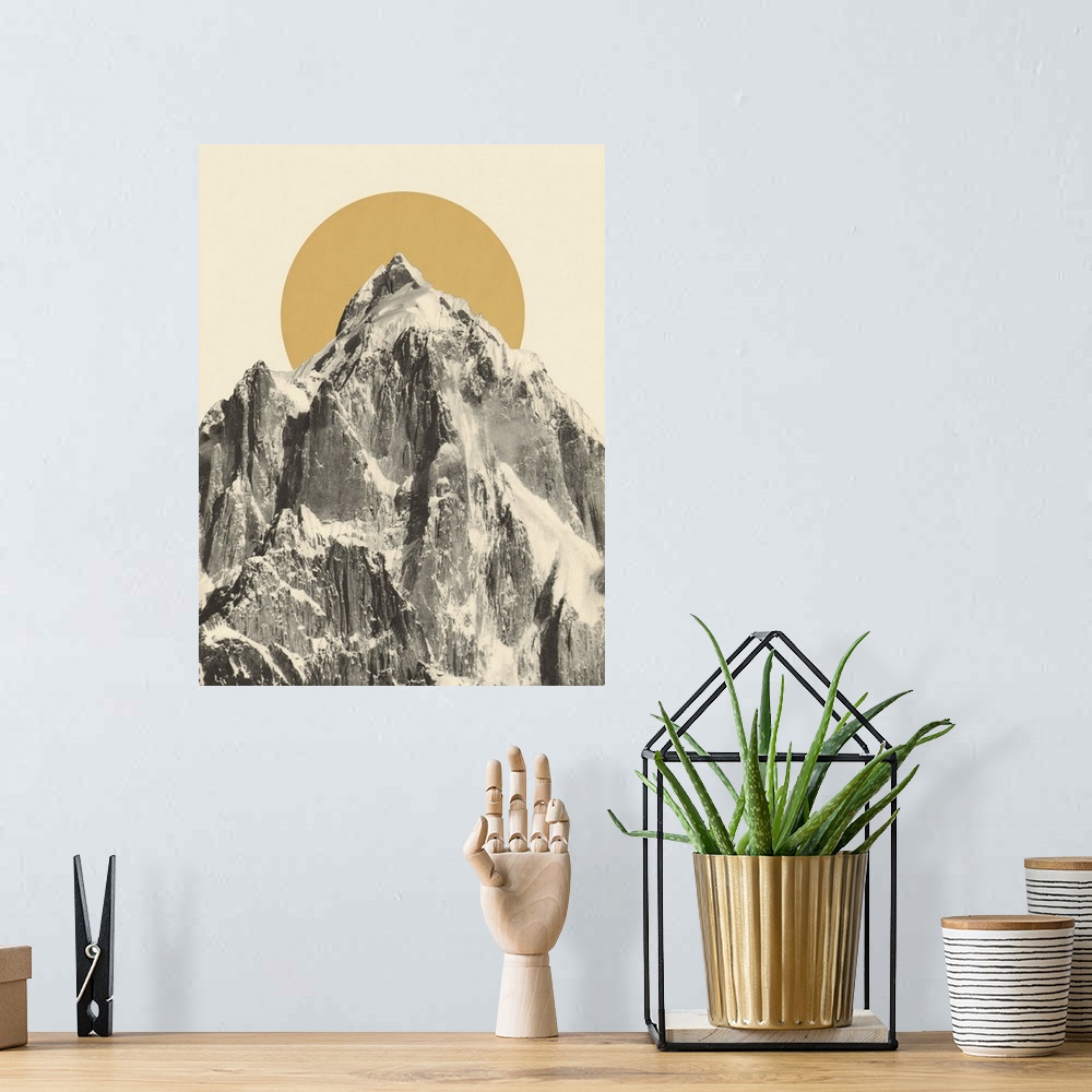 A bohemian room featuring Mountainscape 5, 2019