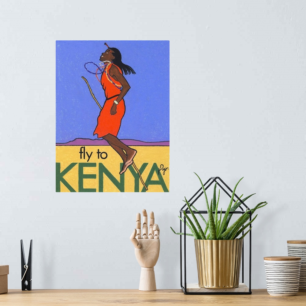 A bohemian room featuring Fly To Kenya