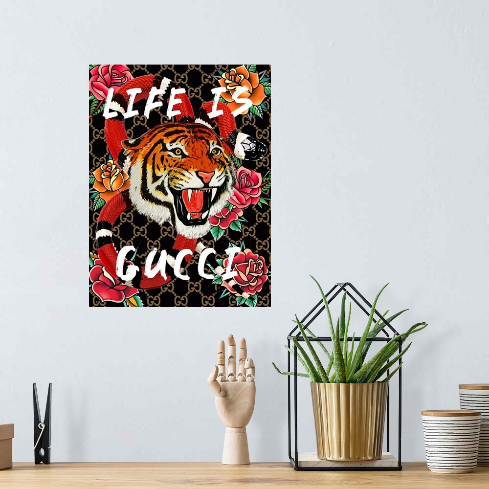 A bohemian room featuring Life Is Tiger II