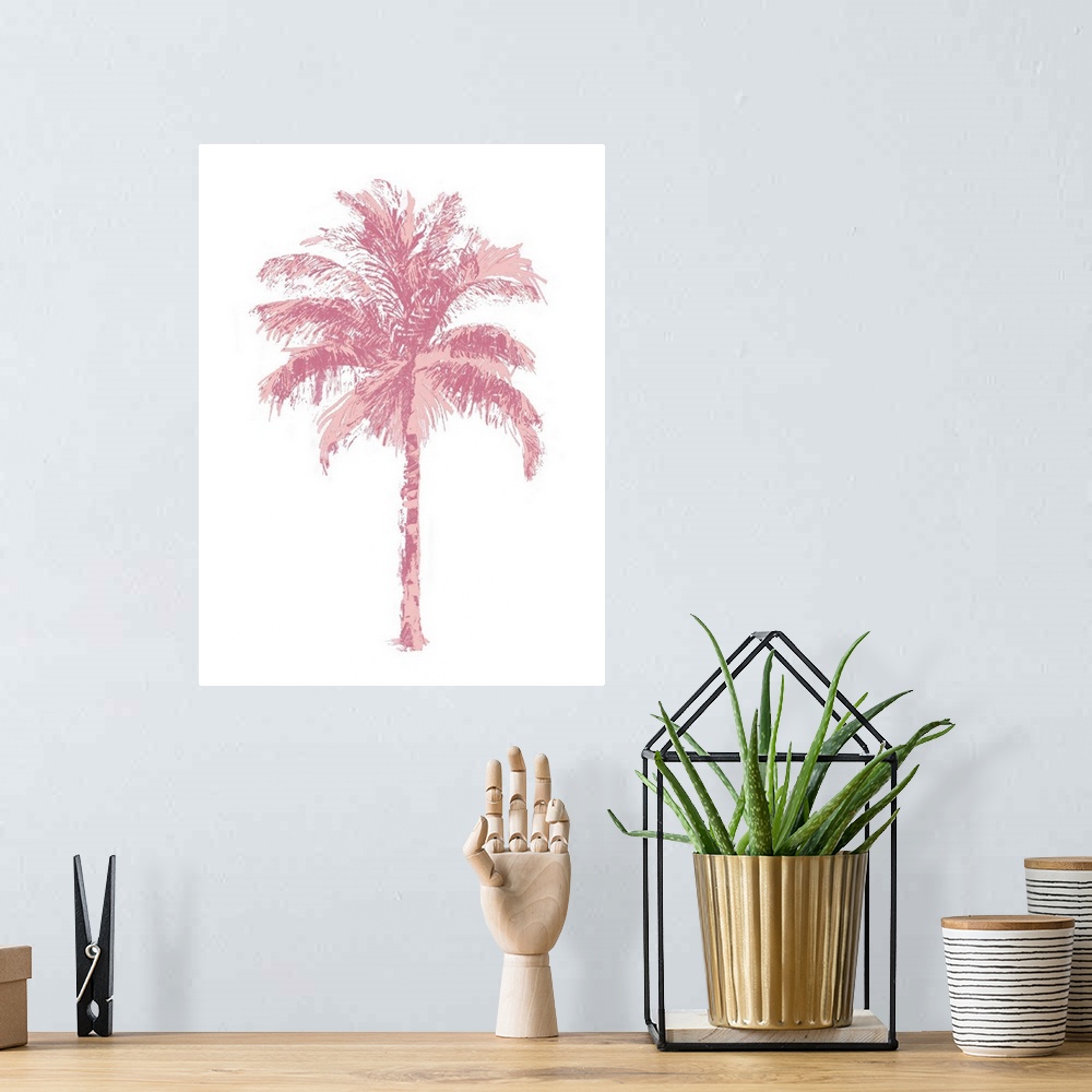 A bohemian room featuring Palm Pink II